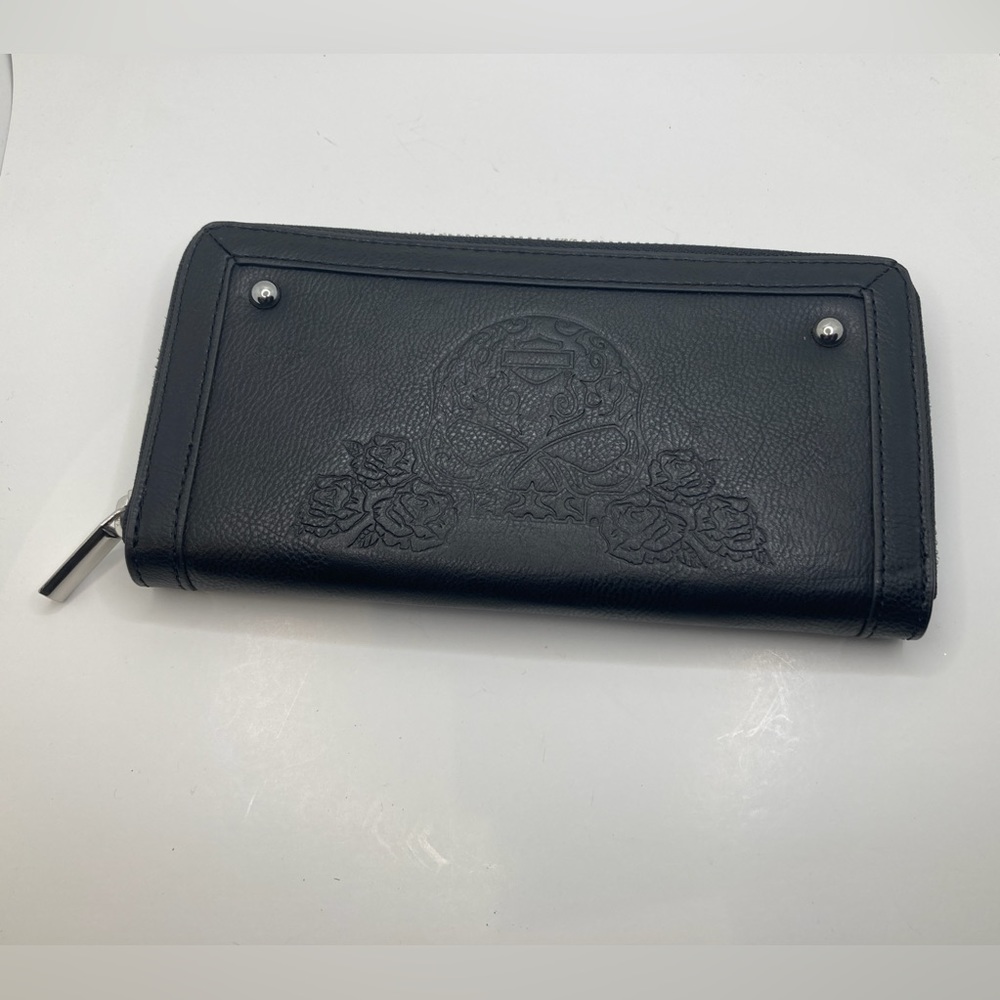 Harley-Davidson Women's Rosalita Zip Around Leather Wallet